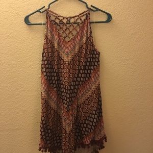 Cute print tank top